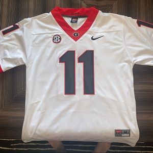 georgia bulldogs jake fromm white jersey uga 11